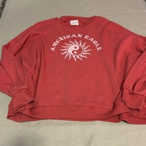 coral american eagle sweatshirt